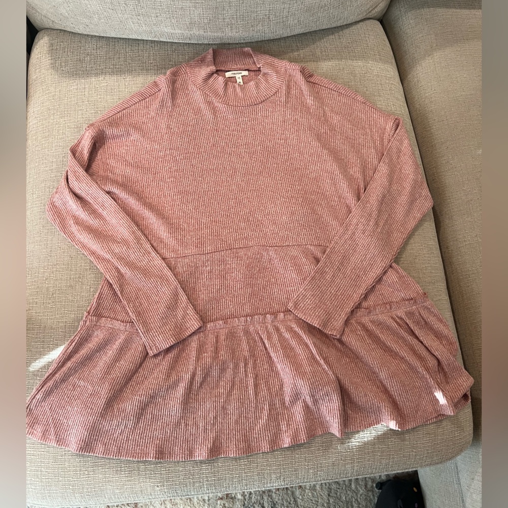 Mock neck sweater